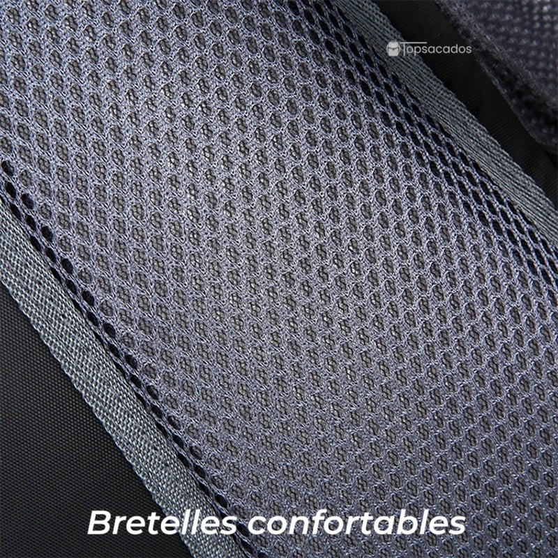 Sac à dos 40L randonnée zoom sur les bretelles respirantes et matelassées pour un confort optimal