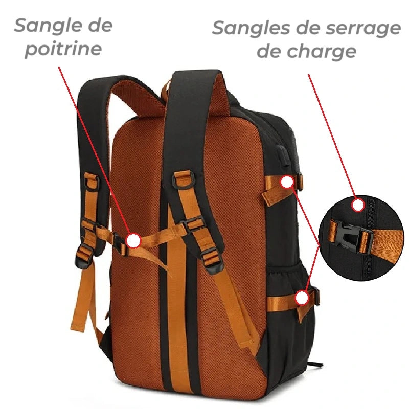 Sac à dos compartiment chaussure