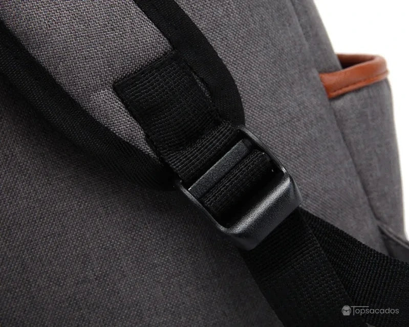 Sac à dos école fille zoom sur sangle réglable noire et solide