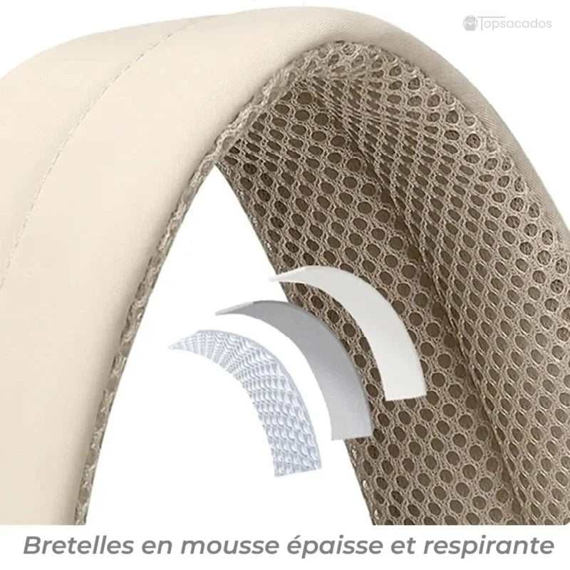 Sac à dos femme antivol avec bretelles en mousse épaisse et tissu respirant pour un confort longue durée