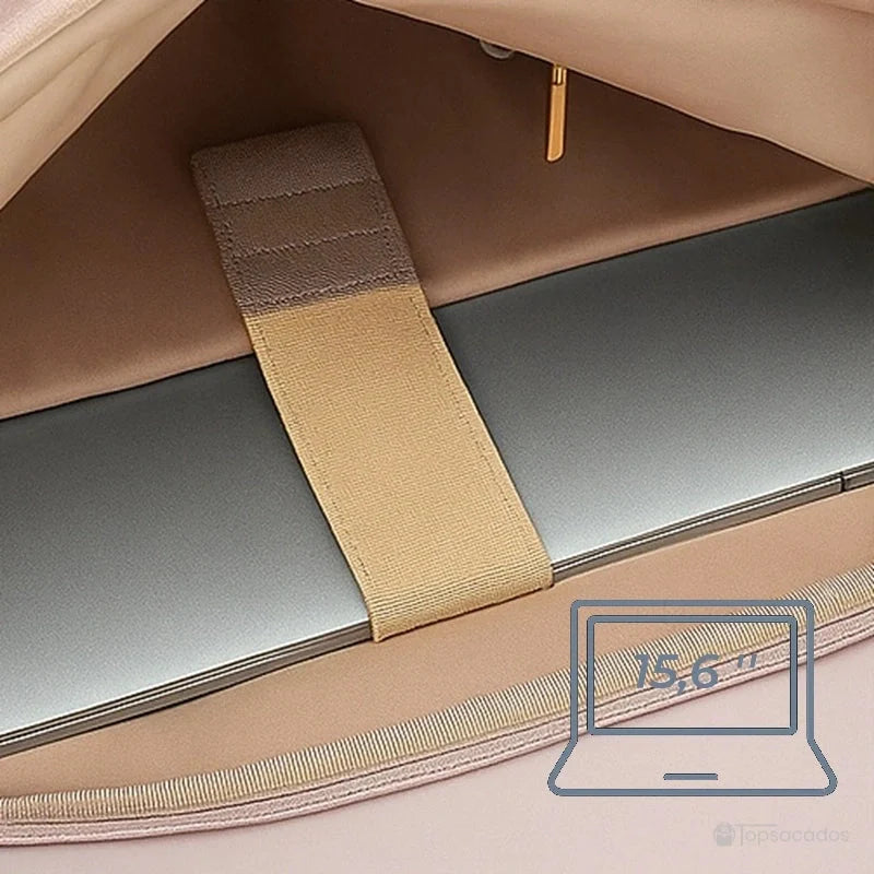 Sac à dos femme antivol avec compartiment rembourré pour ordinateur portable 15,6 pouces