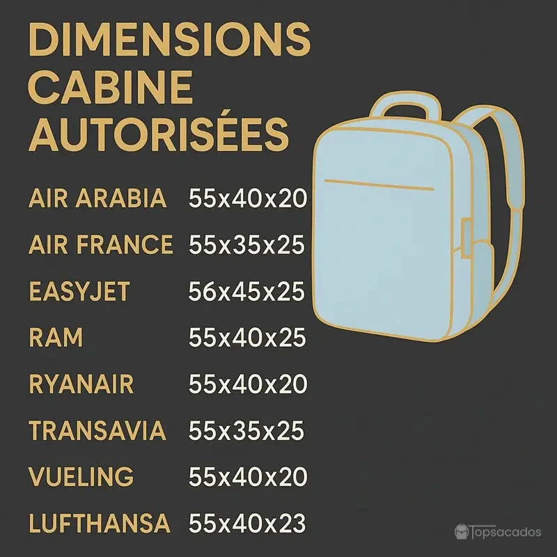 Tableau-des-tailles-compagnies-aériennes