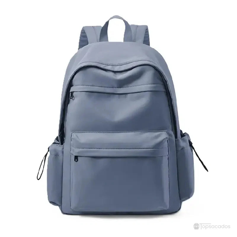 Sac à dos collège fille violet foncé avec grande capacité, conçu pour transporter manuels, ordinateurs et accessoires.