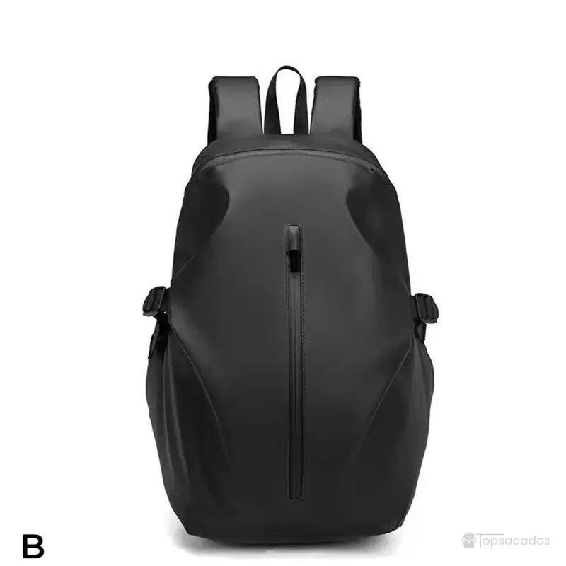 Sac à dos étanche pour moto modèle B, design sobre et compact, idéal pour les trajets quotidiens à moto