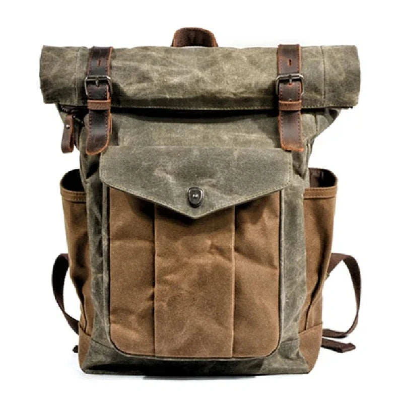 Sac à dos Rolltop vintage homme