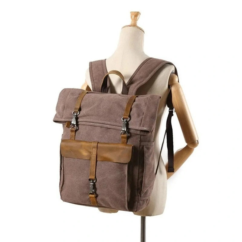 Sac à dos toile Rolltop